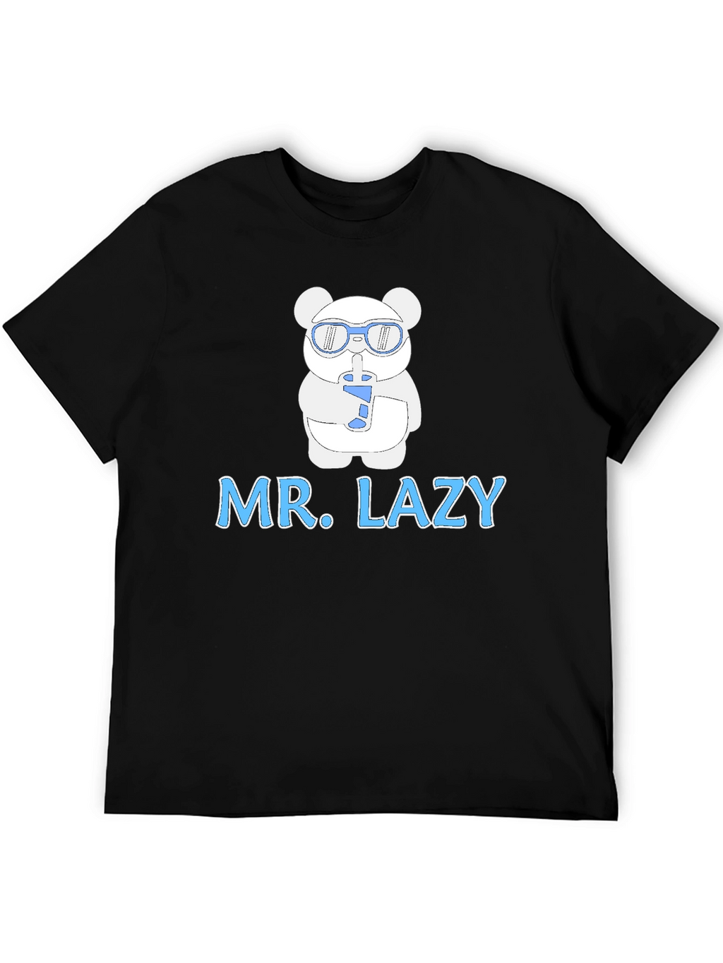 Mr. Lazy T-Shirt: Cool Panda Design