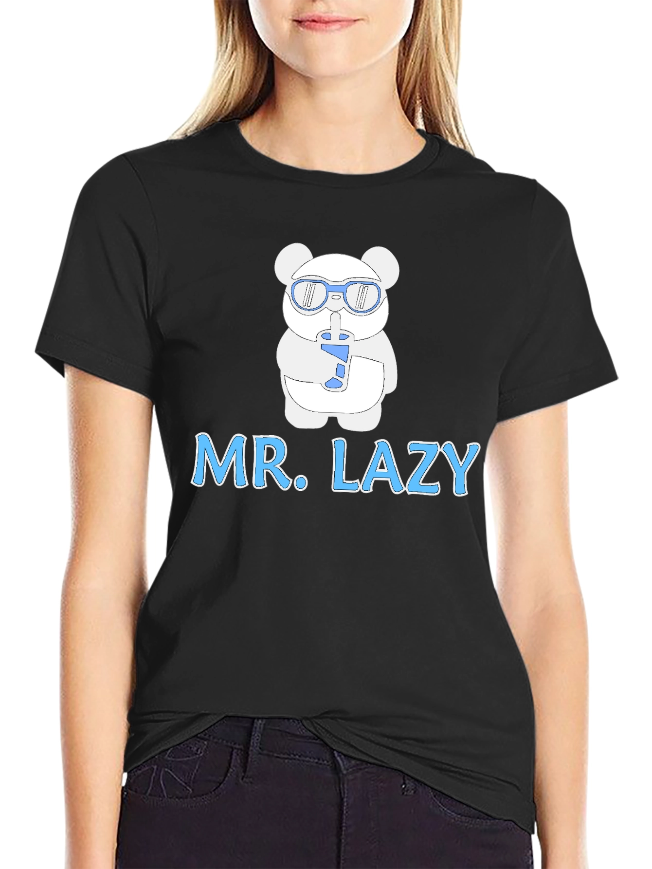 Mr. Lazy T-Shirt: Cool Panda Design