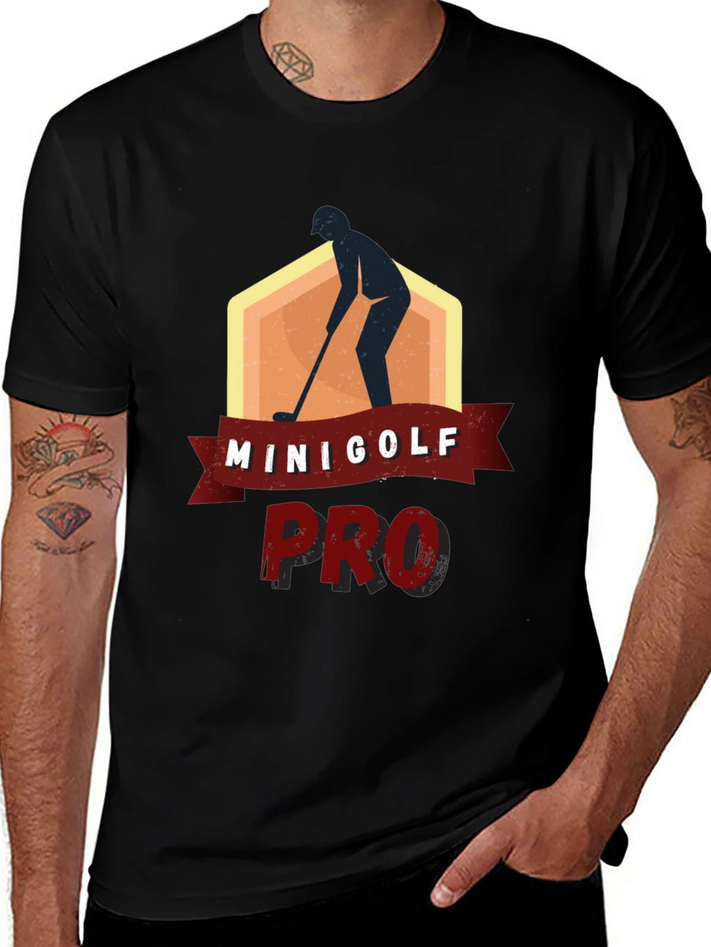 Mini Golf Pro T-Shirt - Golfer Tee