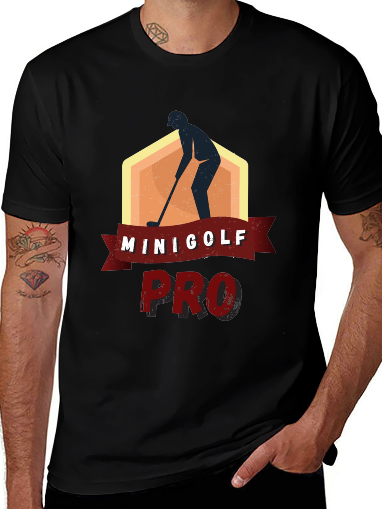 Mini Golf Pro T-Shirt - Golfer Tee