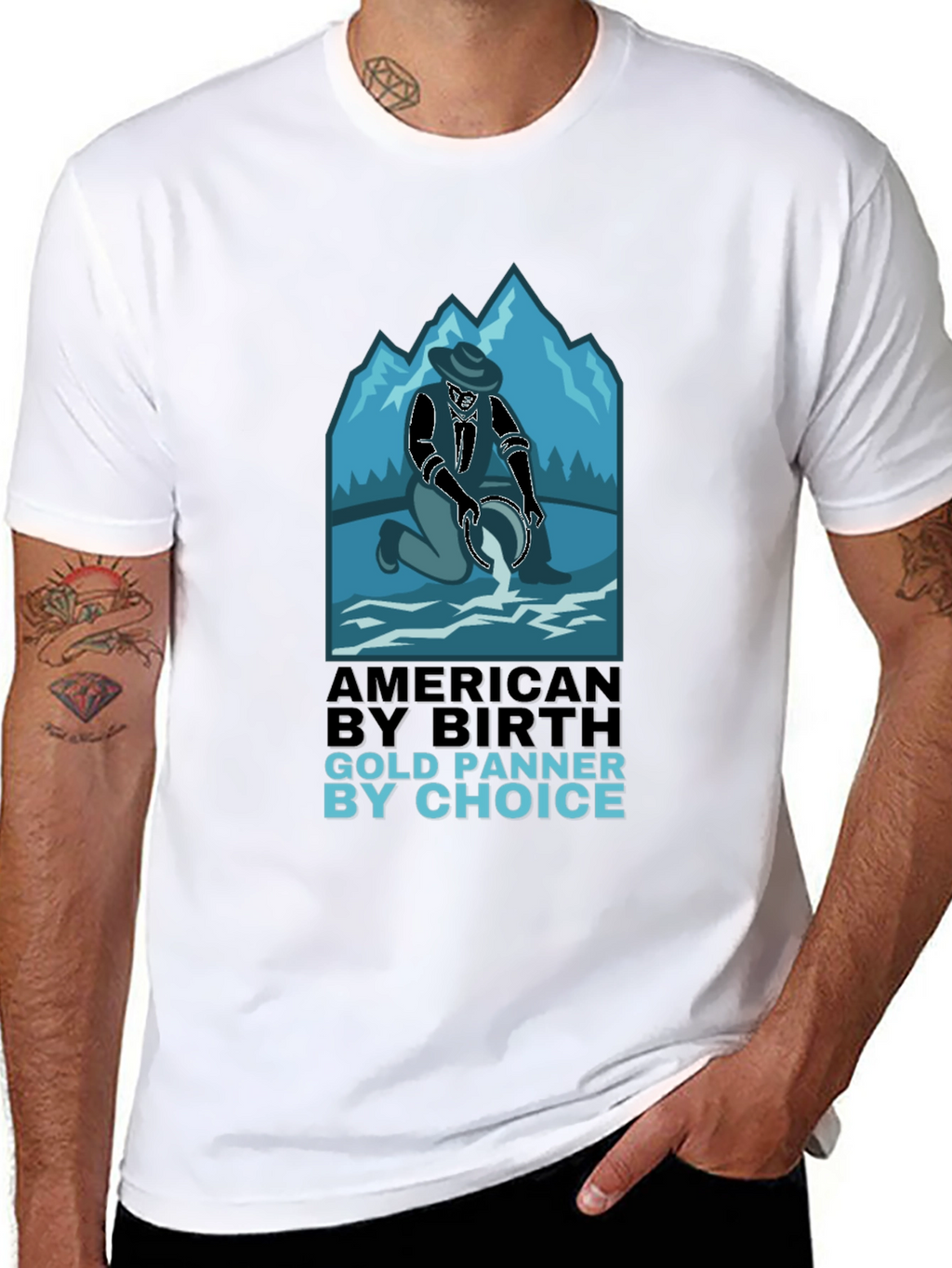American Gold Panner Graphic Tee