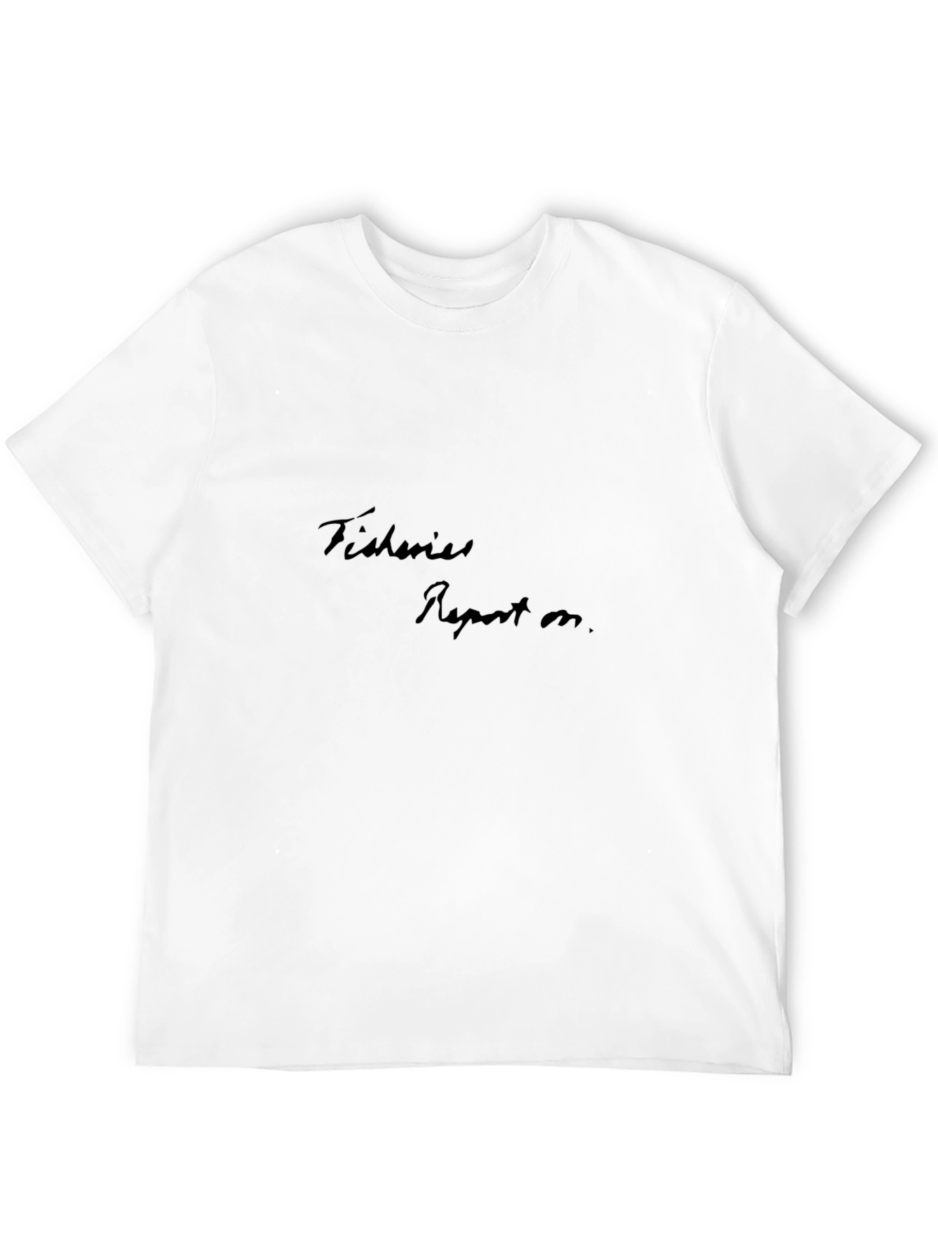 Fisheries Report Crew Neck T-Shirt