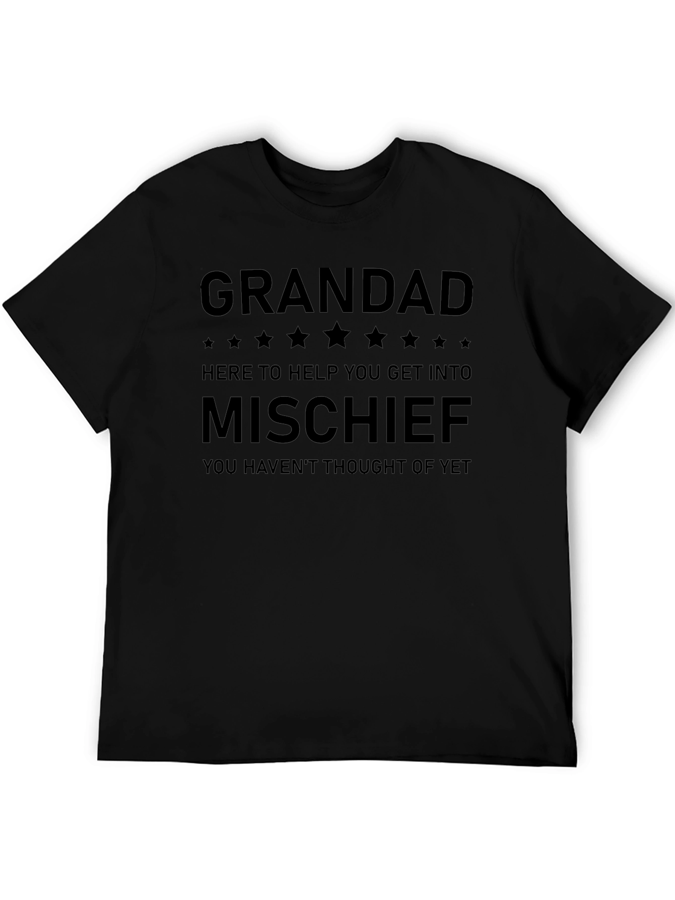 Grandad Mischief Black T-Shirt