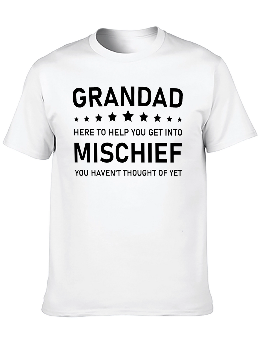 Grandad Mischief Black T-Shirt