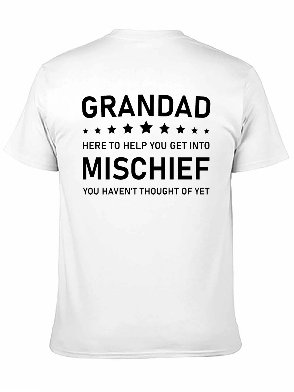 Grandad Mischief Black T-Shirt