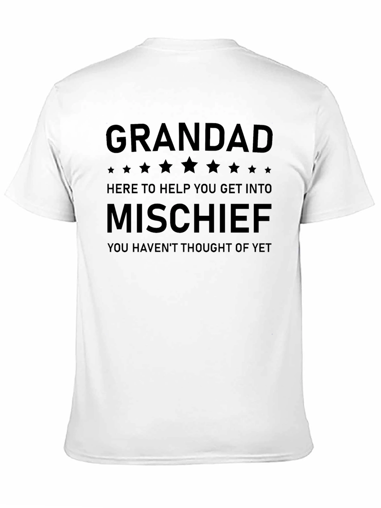 Grandad Mischief Black T-Shirt