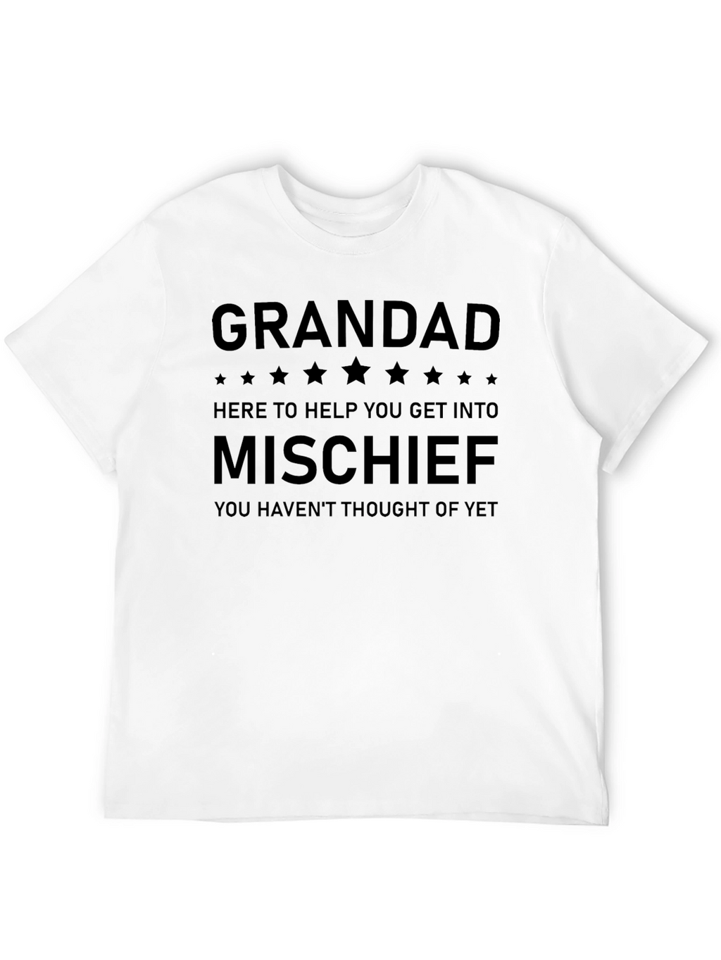 Grandad Mischief Black T-Shirt