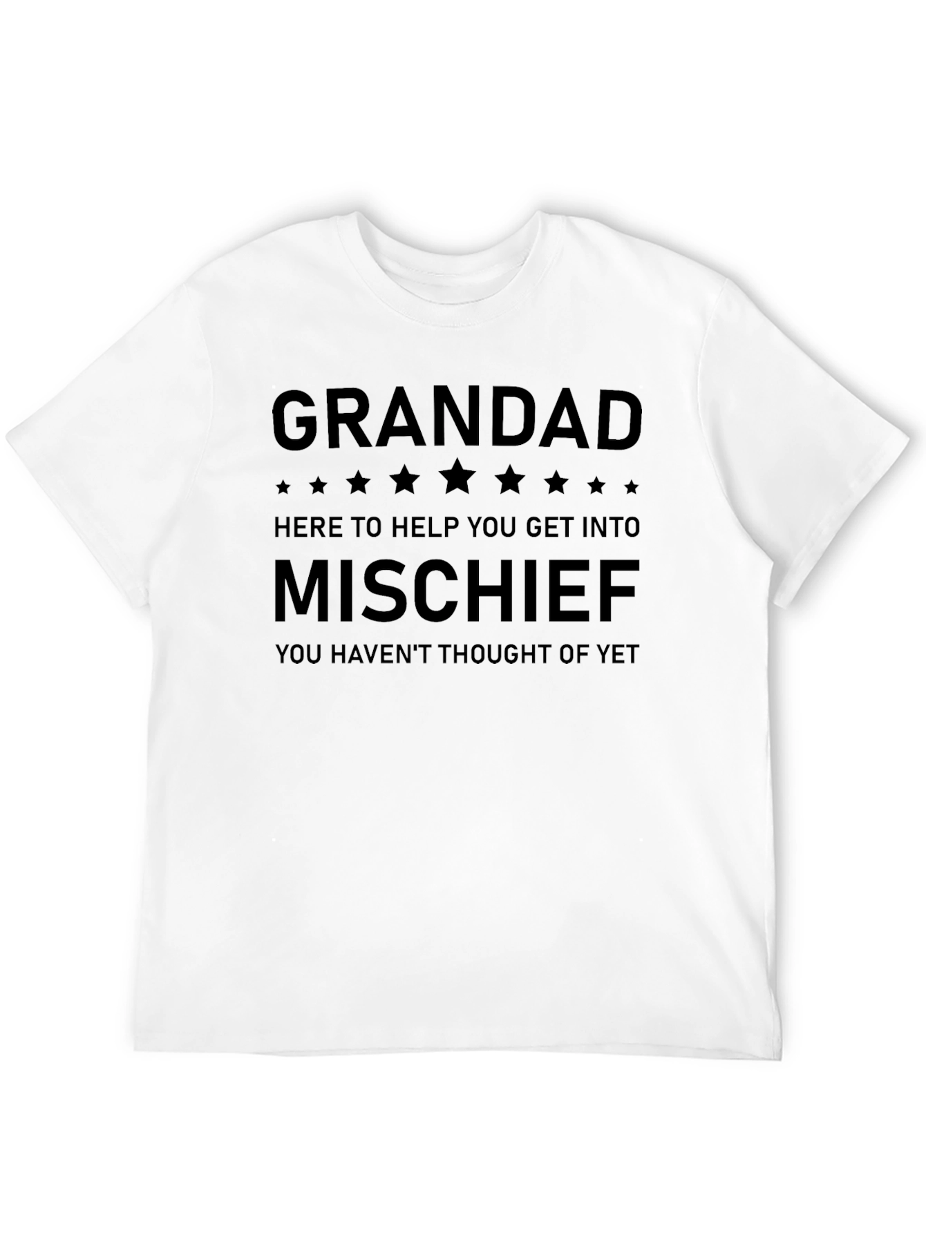 Grandad Mischief Black T-Shirt