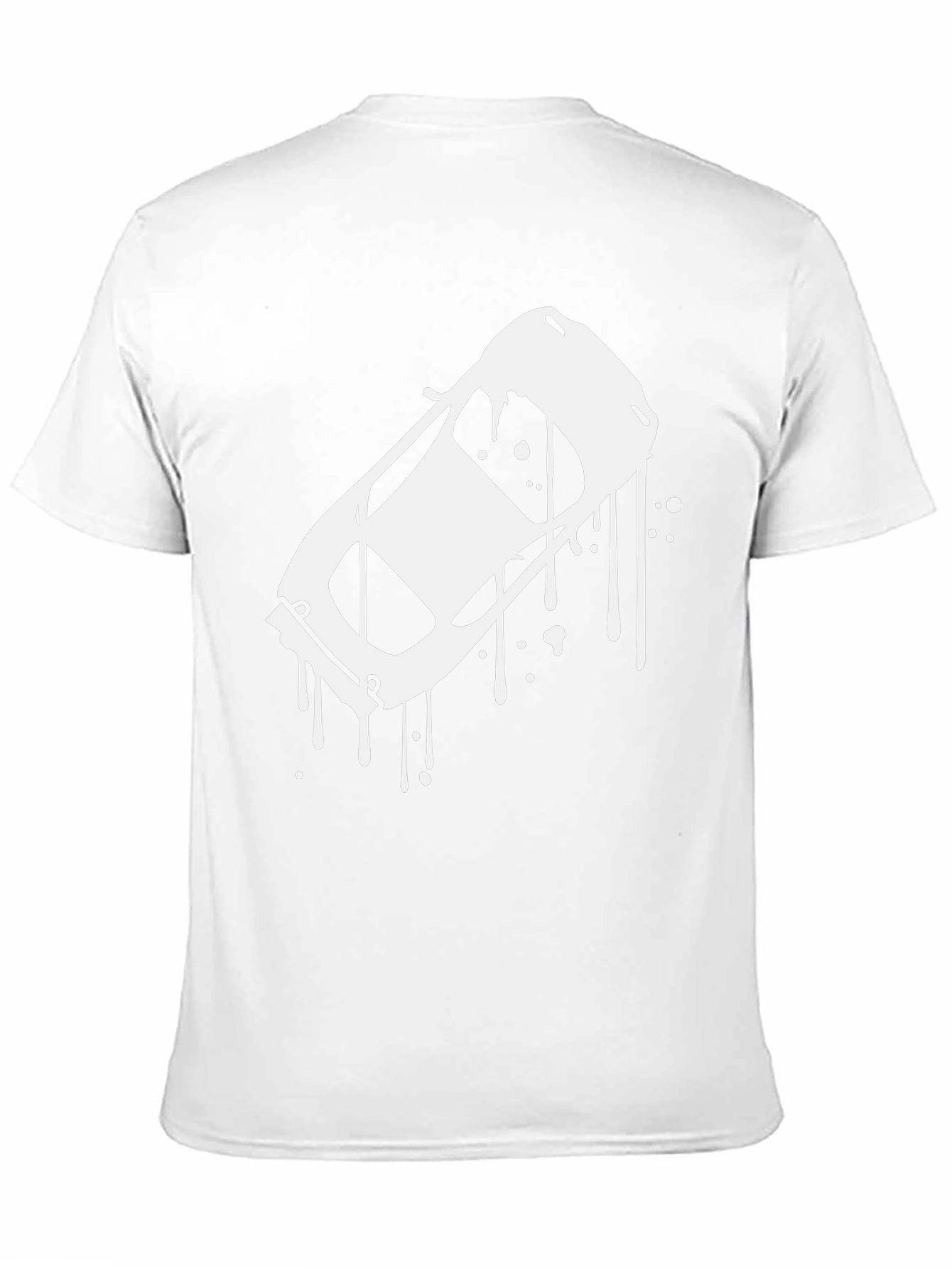 Black T-Shirt with Car Graphic Tee