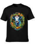 Vegan Cow Graphic Tee - Farm Fresh Style