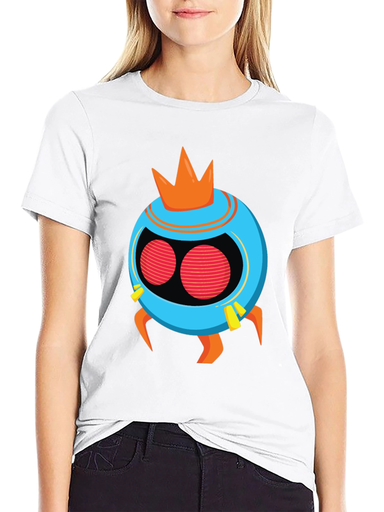 Funky Alien King Black T-Shirt