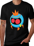 Funky Alien King Black T-Shirt