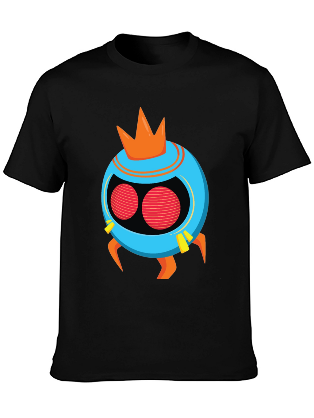Funky Alien King Black T-Shirt