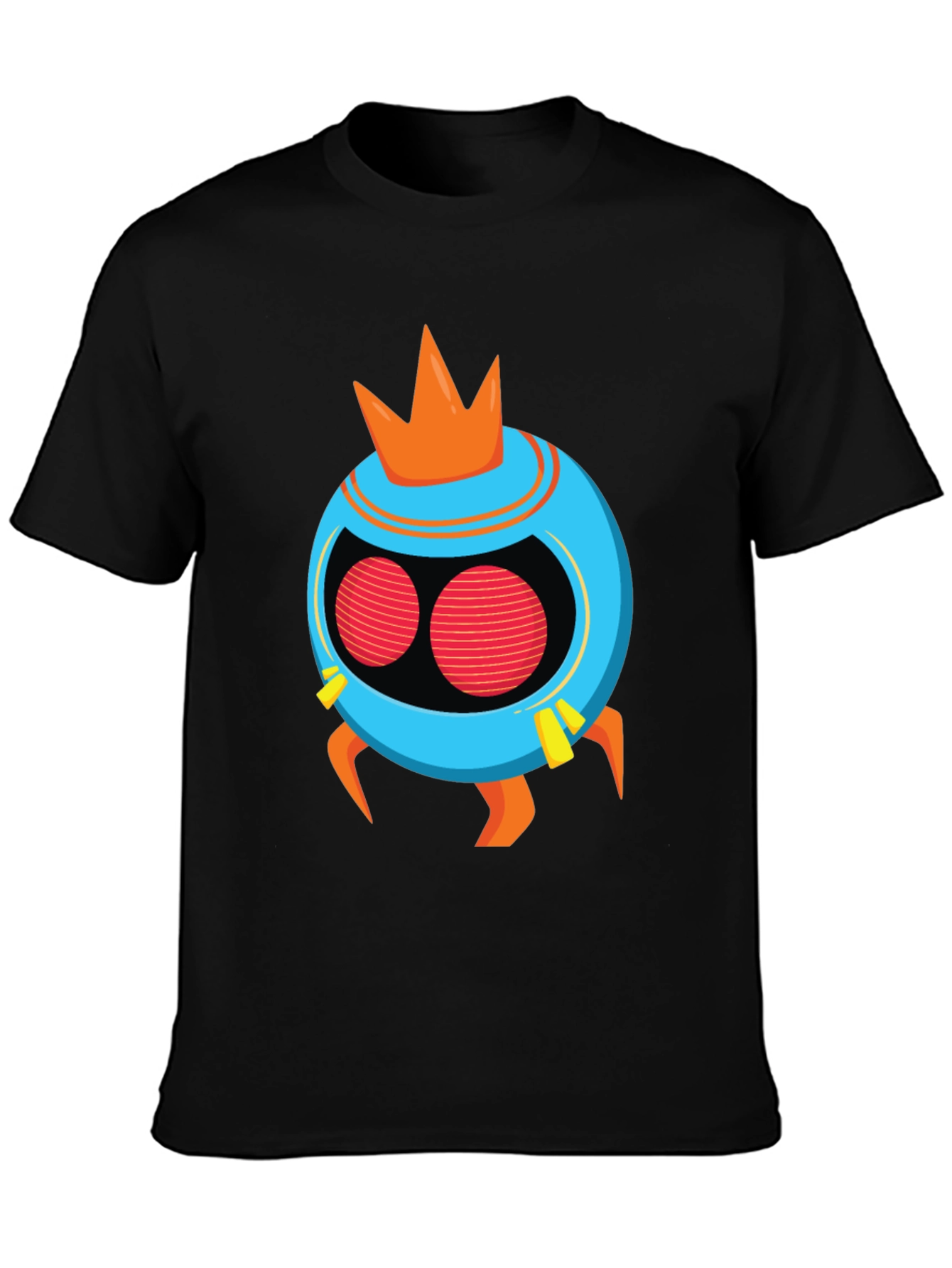 Funky Alien King Black T-Shirt
