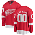Men's Detroit Red Wings Red Home Breakaway Custom Jerseys