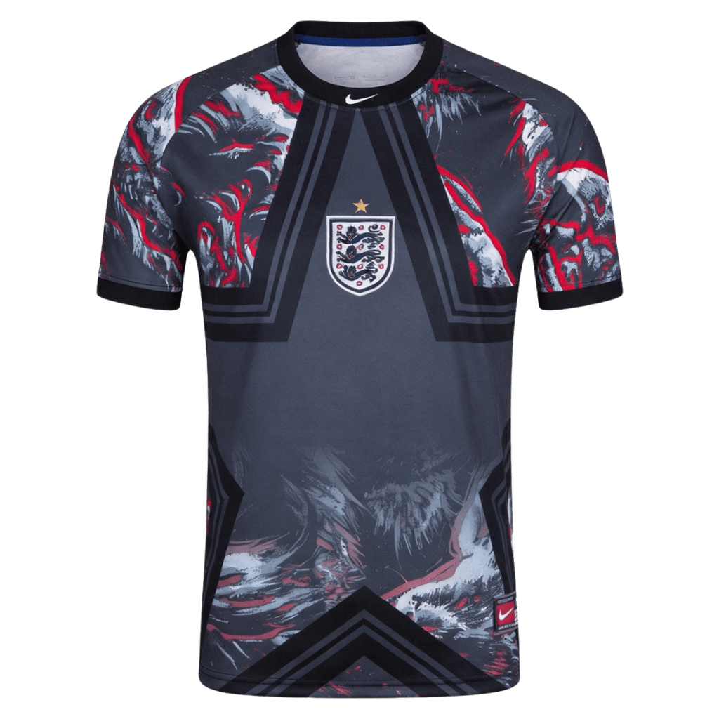 England Hollywood Keeper Soccer Jersey World Cup 2026 Black Front