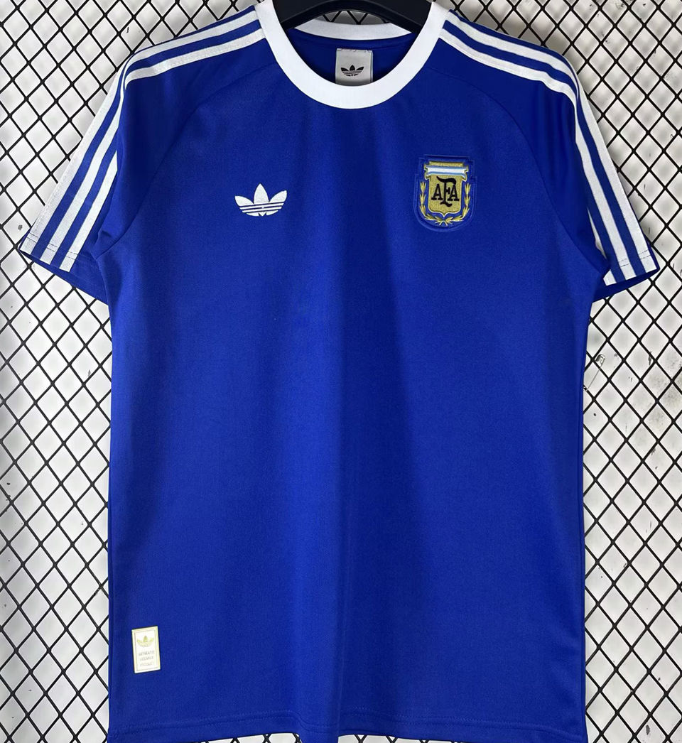 2026/27 Argentina Blue Retro Style Soccer Jersey Item NO.: 2152167 Front