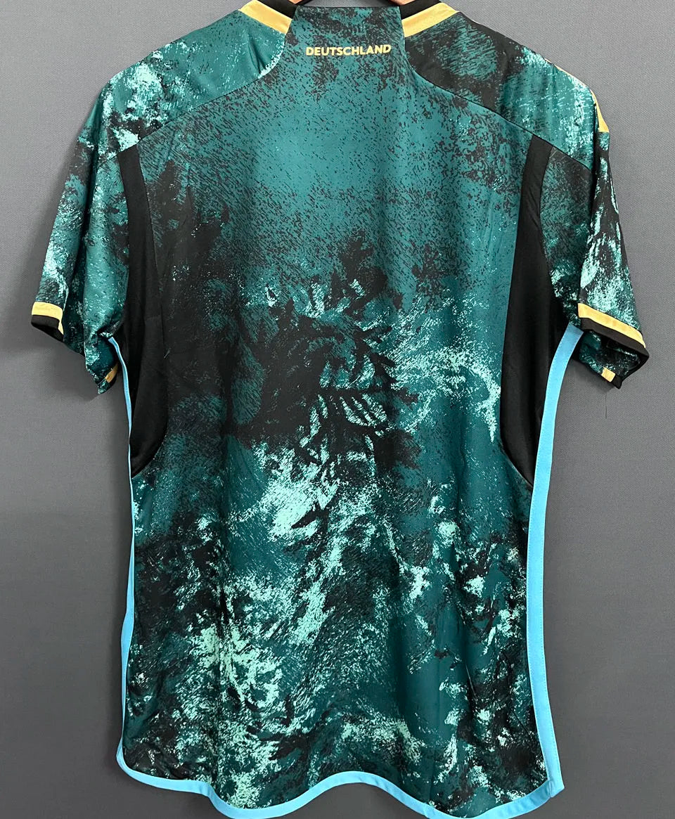 2023 Germany Away Green Men Soccer Jersey 2 Star 两星男装 Back