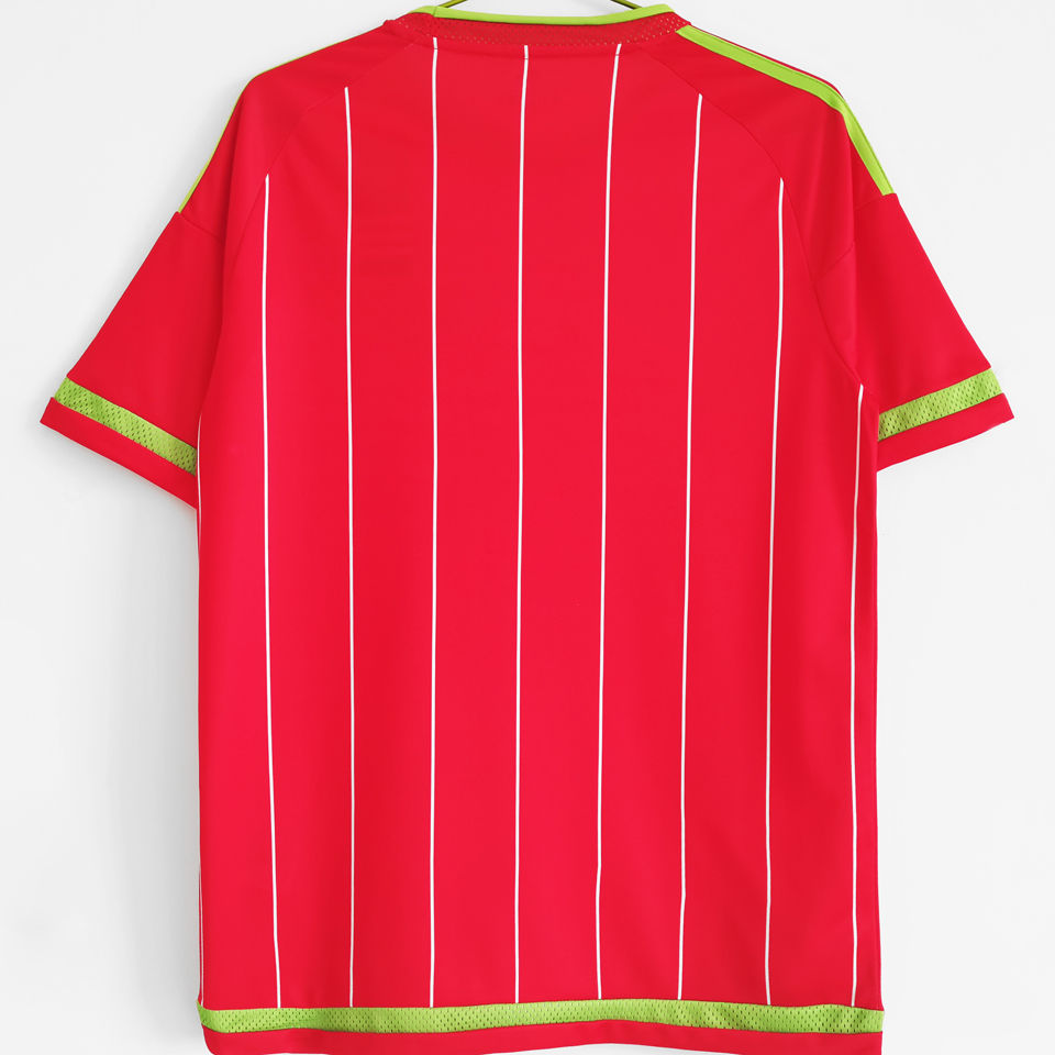 2015/16 Wales Home Red Retro Soccer Jersey Item NO.: 1415989 Back