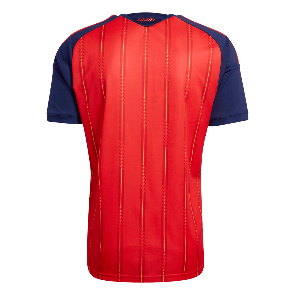 Spain Home Soccer Jersey World Cup 2026 Red Back