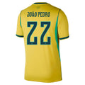 JOÃO PEDRO #22 Brazil Home Jersey World Cup 2026 Front