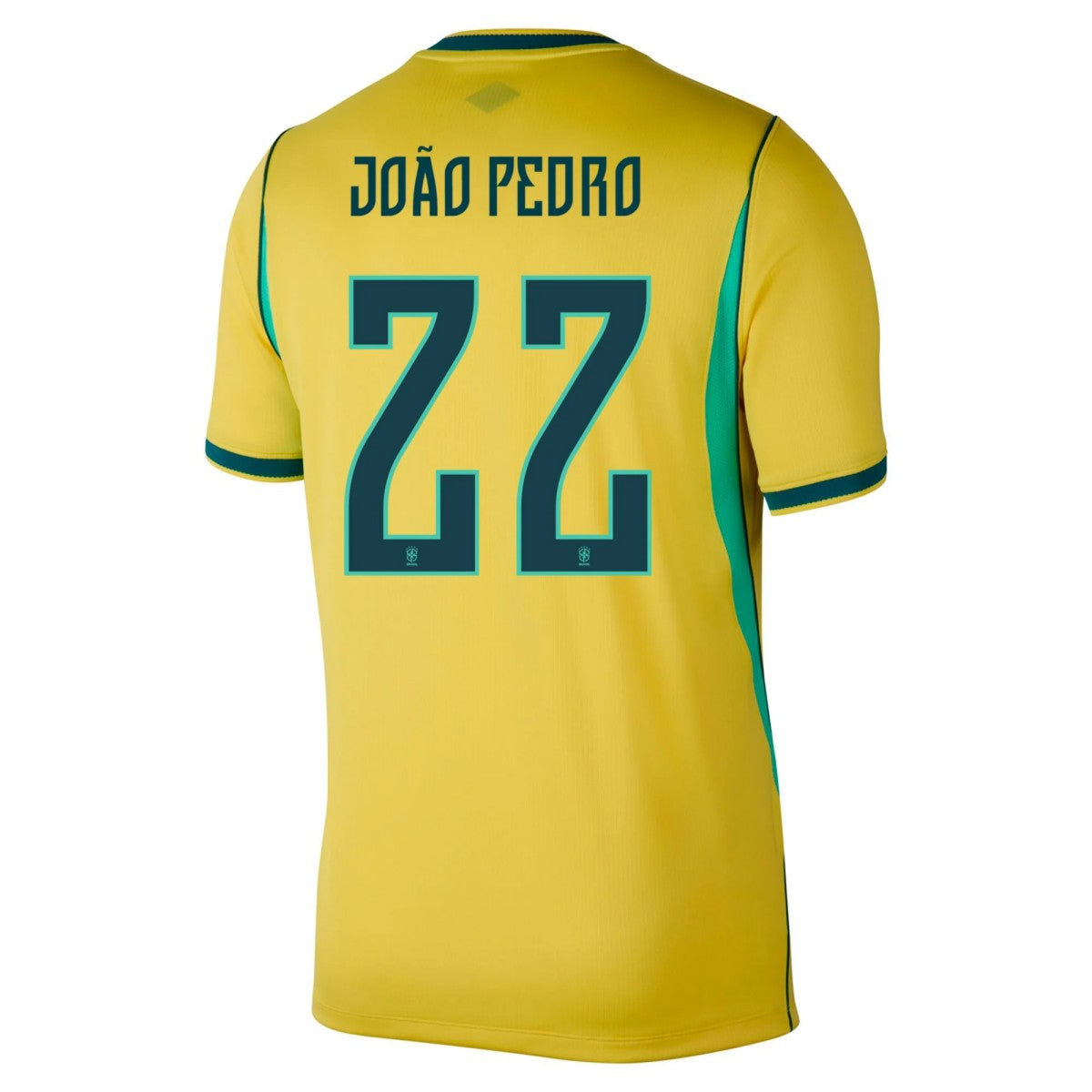 JOÃO PEDRO #22 Brazil Home Jersey World Cup 2026 Front