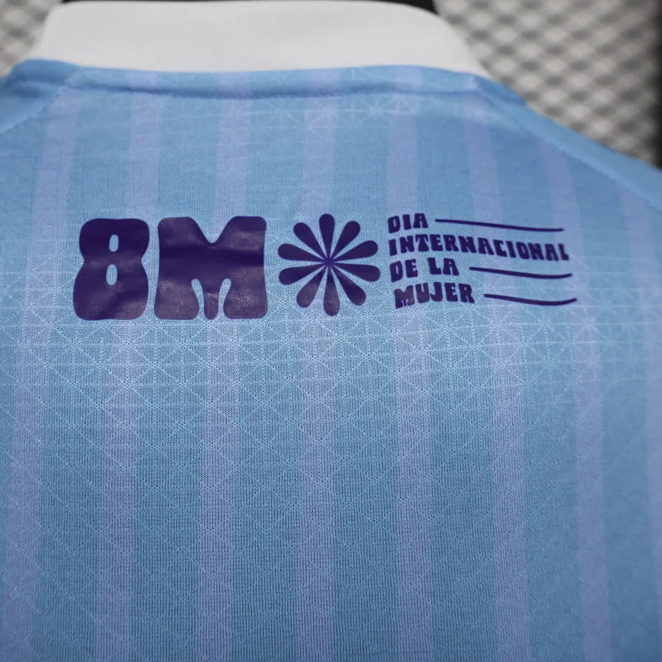 2024/25 Uruguay Home Blue Player Version Soccer Jersey 乌拉圭 Detail 3