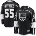 Men's Los Angeles Kings Quinton Byfield #55 Black Home Team Breakaway Player Jerseys