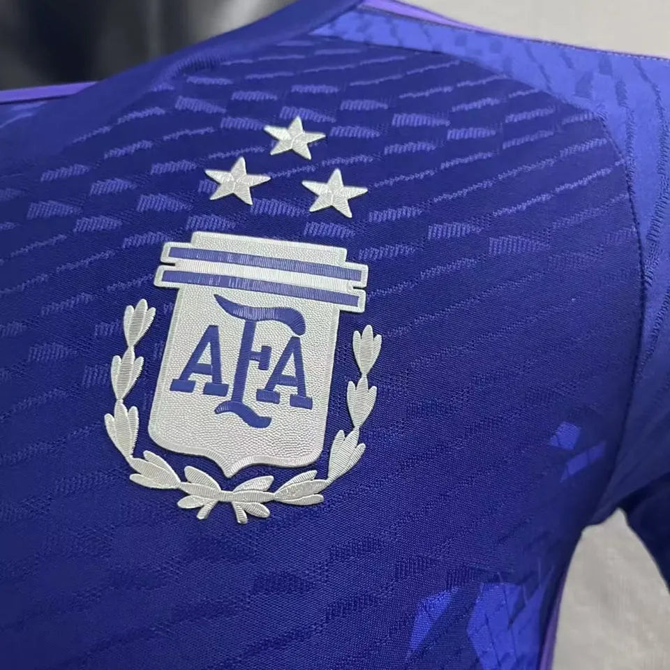 2022/23 Argentina Away Player Version Jersey (3 Stars 3星) Detail 3