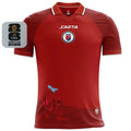 2026/27 Haiti Third Red Fans Soccer Jersey 海地 (Have Right Patch 有右臂章 白底黑字） Front