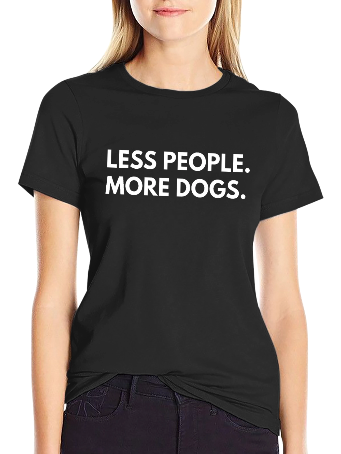 Less People More Dogs Graphic Tee