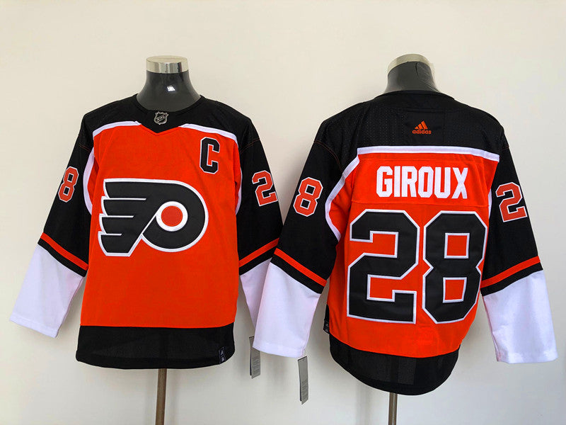 Men's Philadelphia Flyers Claude Giroux #28 Orange Player Jerseys
