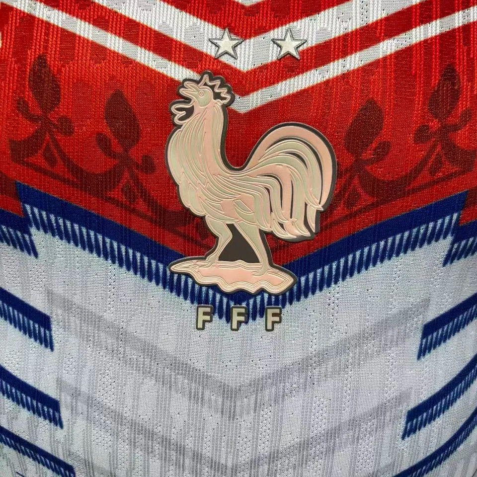 2026/27 France Special Edition White Player Version Soccer Jersey Detail 2