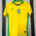 2025/26 Brazil Home Yellow Fans Jersey Front