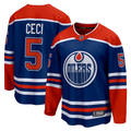 Men's Edmonton Oilers Cody Ceci #5 Royal Home Breakaway Player Jerseys