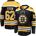 Men's Boston Bruins Oskar Steen #62 Black Player Game Jerseys