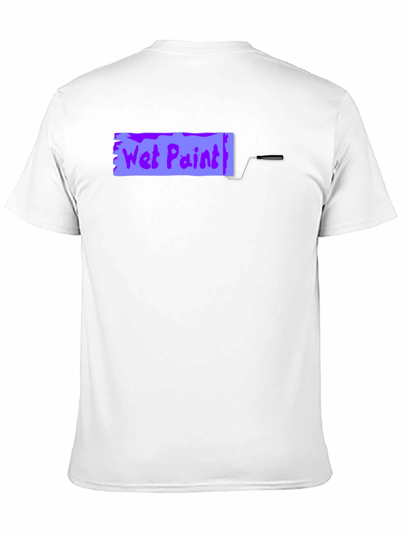 Wet Paint Graphic Tee - Black Cotton Shirt