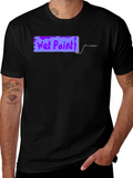 Wet Paint Graphic Tee - Black Cotton Shirt