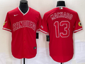 Men's San Diego Padres Manny Machado #13 Red Replica Player Jerseys