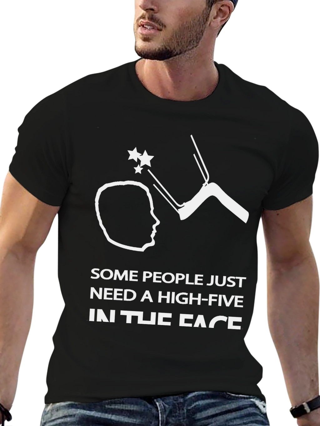 High-Five in the Face Graphic Tee