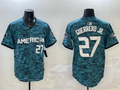 Men's American League Vladimir Guerrero Jr. #27 Teal 2023 MLB All-Star Game Limited Player Jerseys