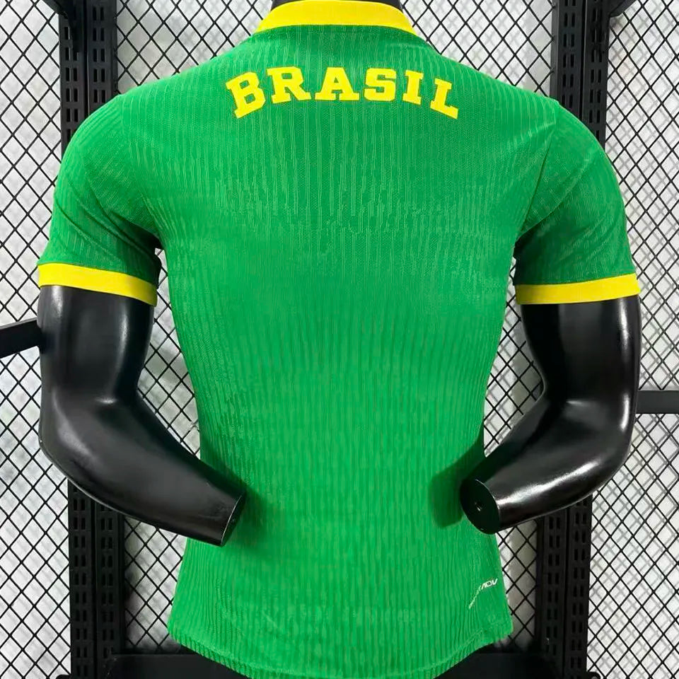 2026/27 Brazil Green Special Edition Player Version Soccer Jersey Back