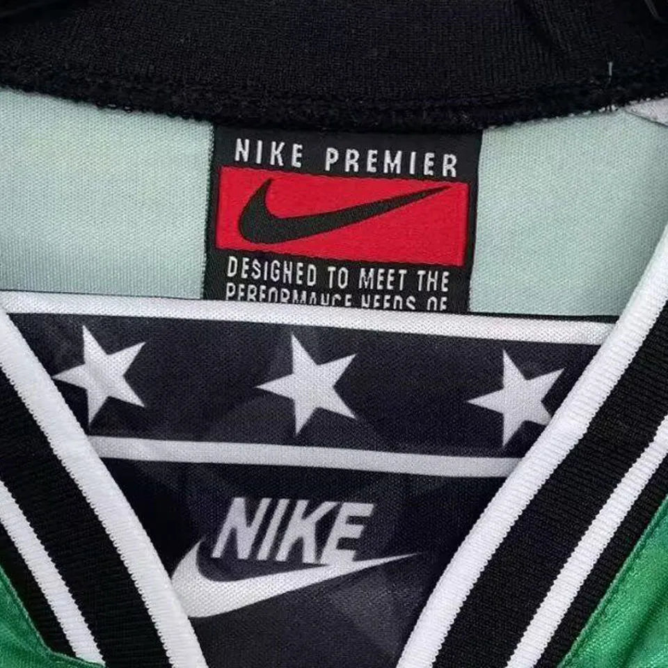 1994/95 Nigeria Home Green Retro Soccer Jersey Detail 1