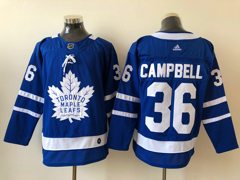 Men's Toronto Maple Leafs Jack Campbell #36 Blue Player Jerseys