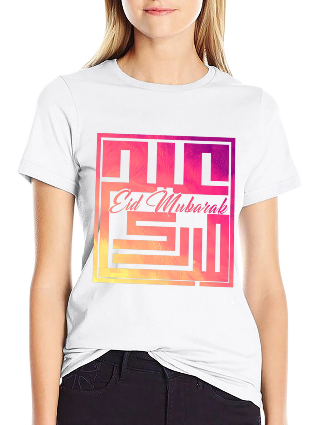 Eid Mubarak Graphic T-Shirt - Modern Festive Style