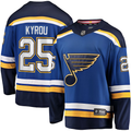 Men's St. Louis Blues Jordan Kyrou #25 Blue Home Team Breakaway Player Jerseys
