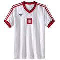 1982 Poland Home White Retro Soccer Jersey Front