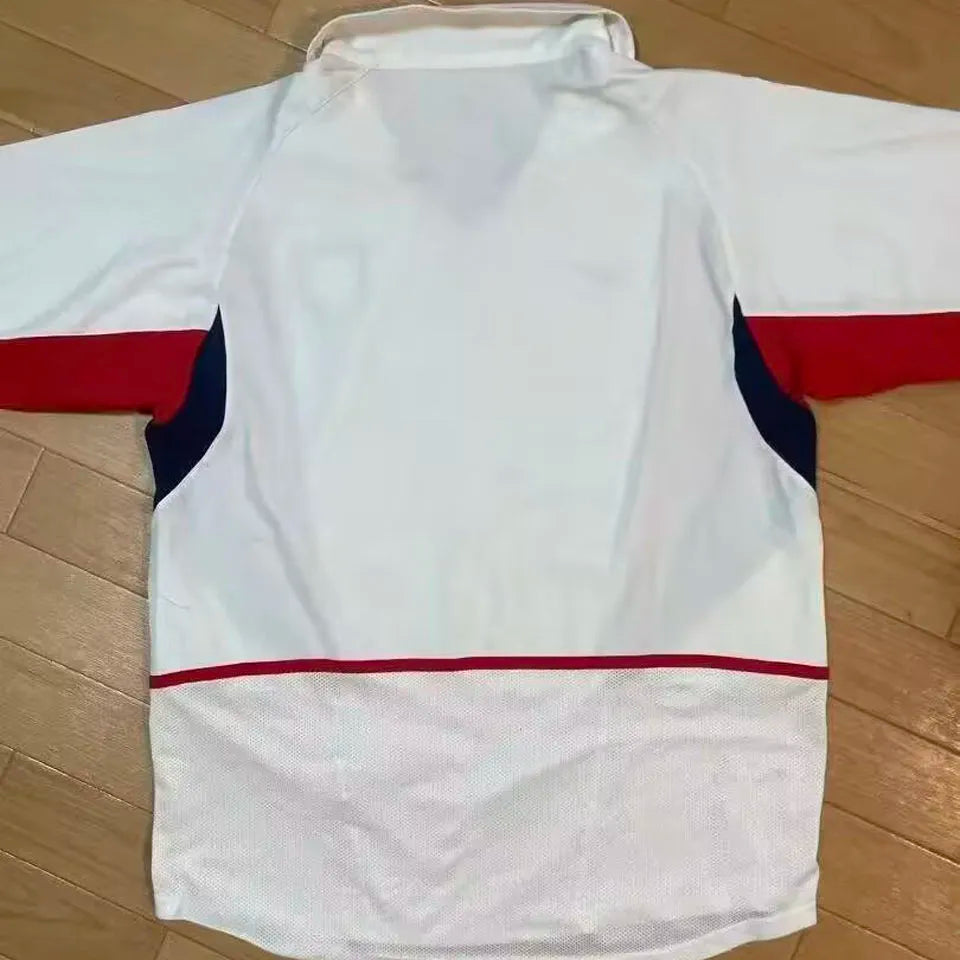 2002 U.S Home White Retro Soccer Jersey Back