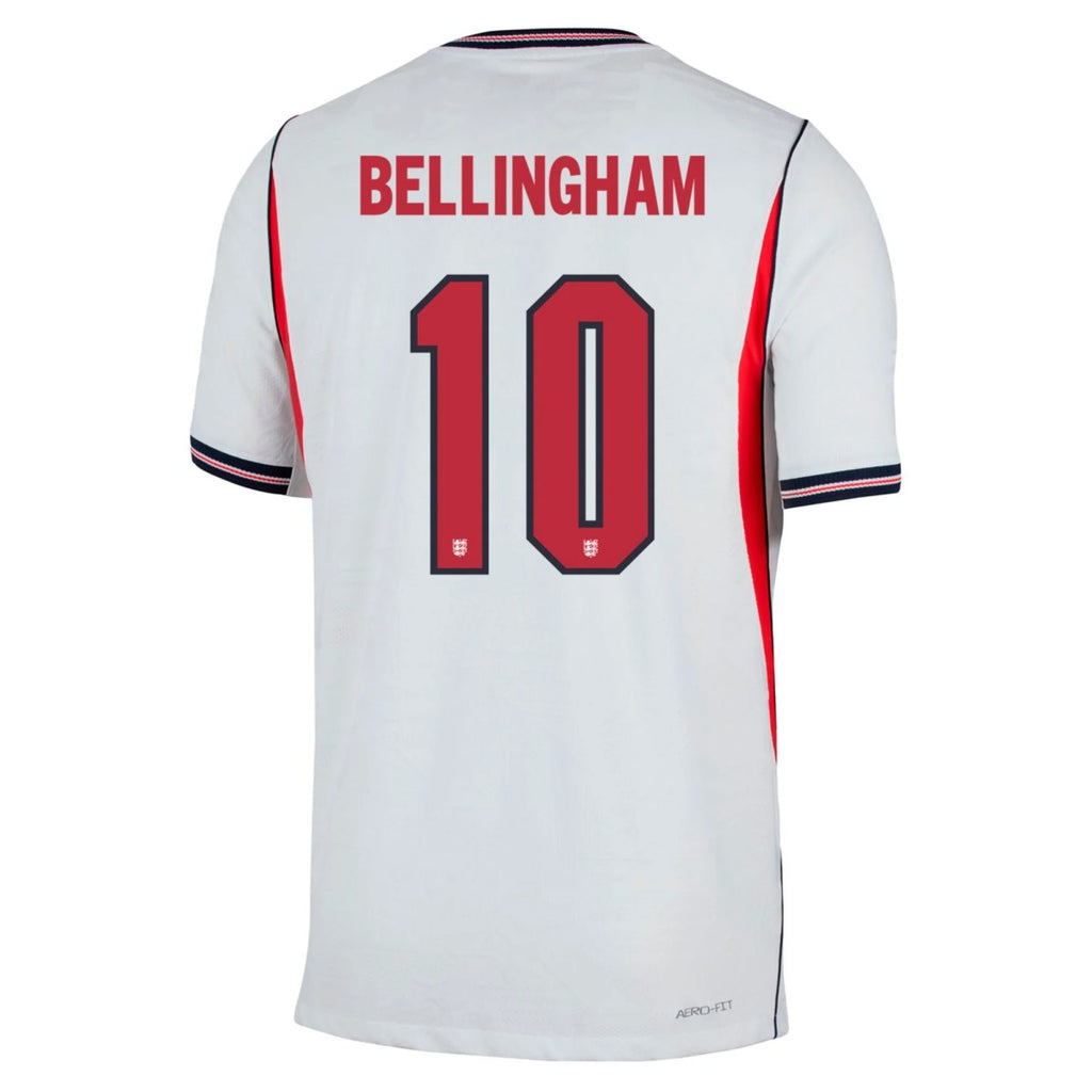 BELLINGHAM #10 England Home Match Jersey Player Version World Cup 2026 Front