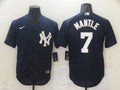 Men's New York Yankees Mickey Mantle #7 Navy Replica Baseball Jerseys